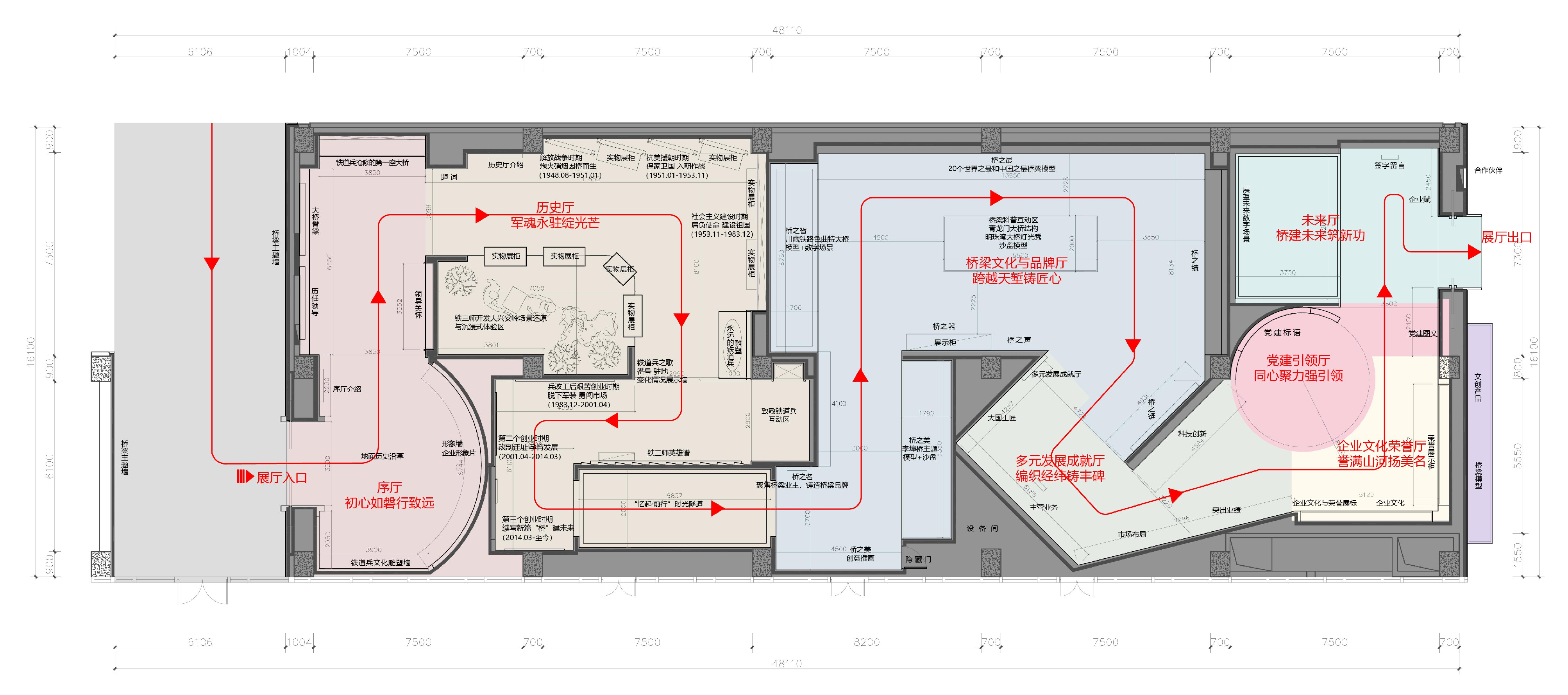 中国铁建大桥局荣史馆设计方案-1