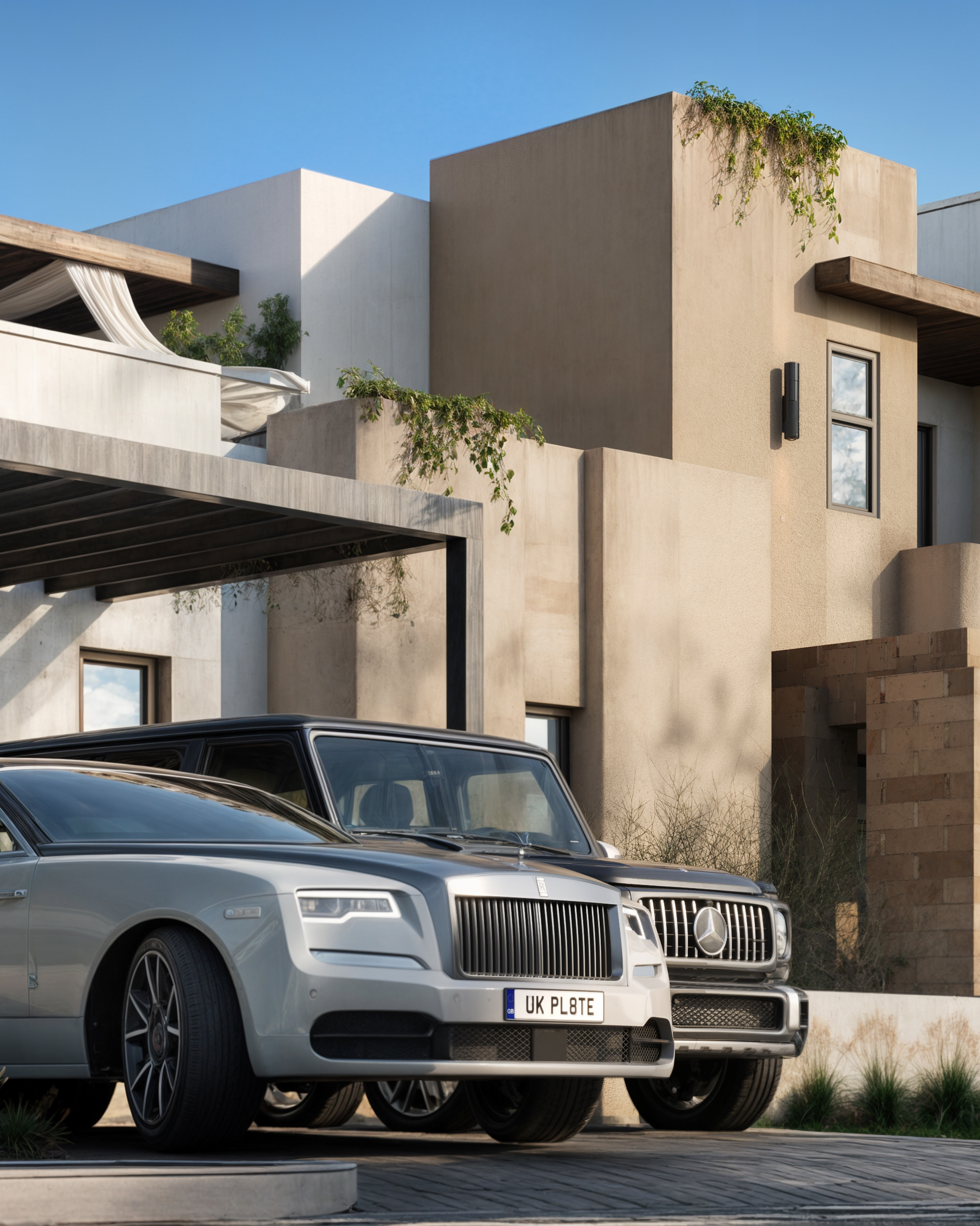 山丘别墅外观设计丨Egypt丨Horizons A.E.-1