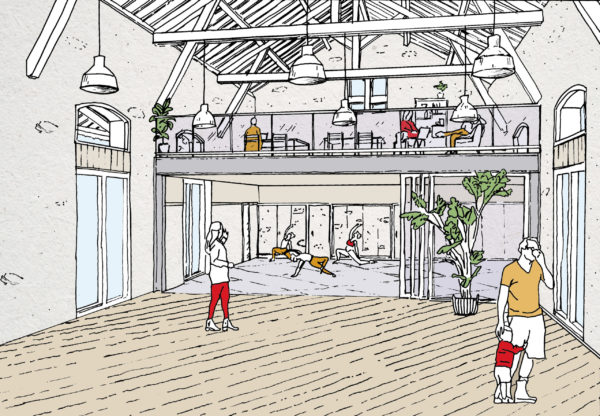 M·A·M·O·T·H机库（Hangare）

注：由于M·A·M·O·T·H可能是特定名称，没有能进一步明确具体含义的信息，只能按原样呈现Hangare常见意思是机库，法语中单词第一个字母大写一般表示地名、机构名等特定名称，所以放在这里从常见语义推测应该还是机库的专业场所名之类的如果原文HanGare是录入错误，本意是Hangare，就正好对应一致；如果HanGare有其他特殊意思，该翻译可能不准确 丨法国丨ECOPelI-8