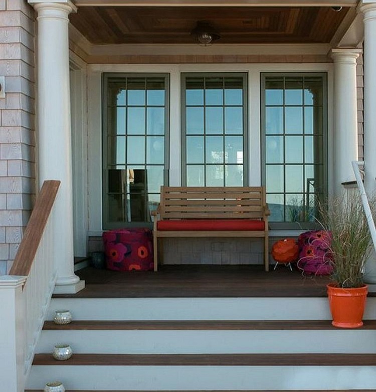 各类风格的门廊  阳台设计项目-80