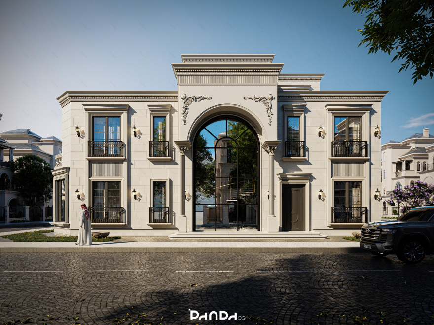 奢华古典别墅
注:这里推测 Lu·ury 可能是 Luxury 的拼写错误,如果不是,请提供更多背景信息 丨Panda CG-19