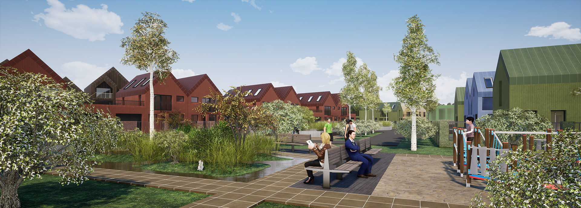 高密度和低层多功能木结构住宅区丨波兰比得哥什丨Damian Dominiczak-202