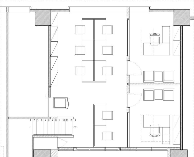 光影交织的水韵卫浴展示空间-16