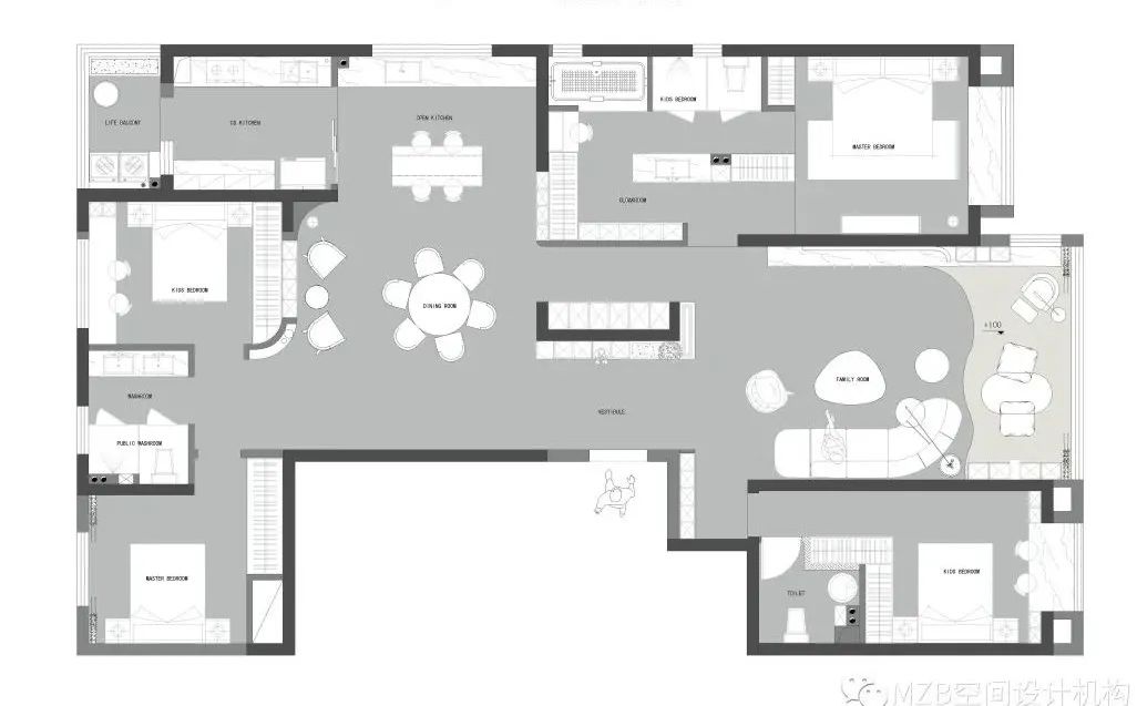 梅西华府的创新住宅设计丨MZB空间设计机构-9