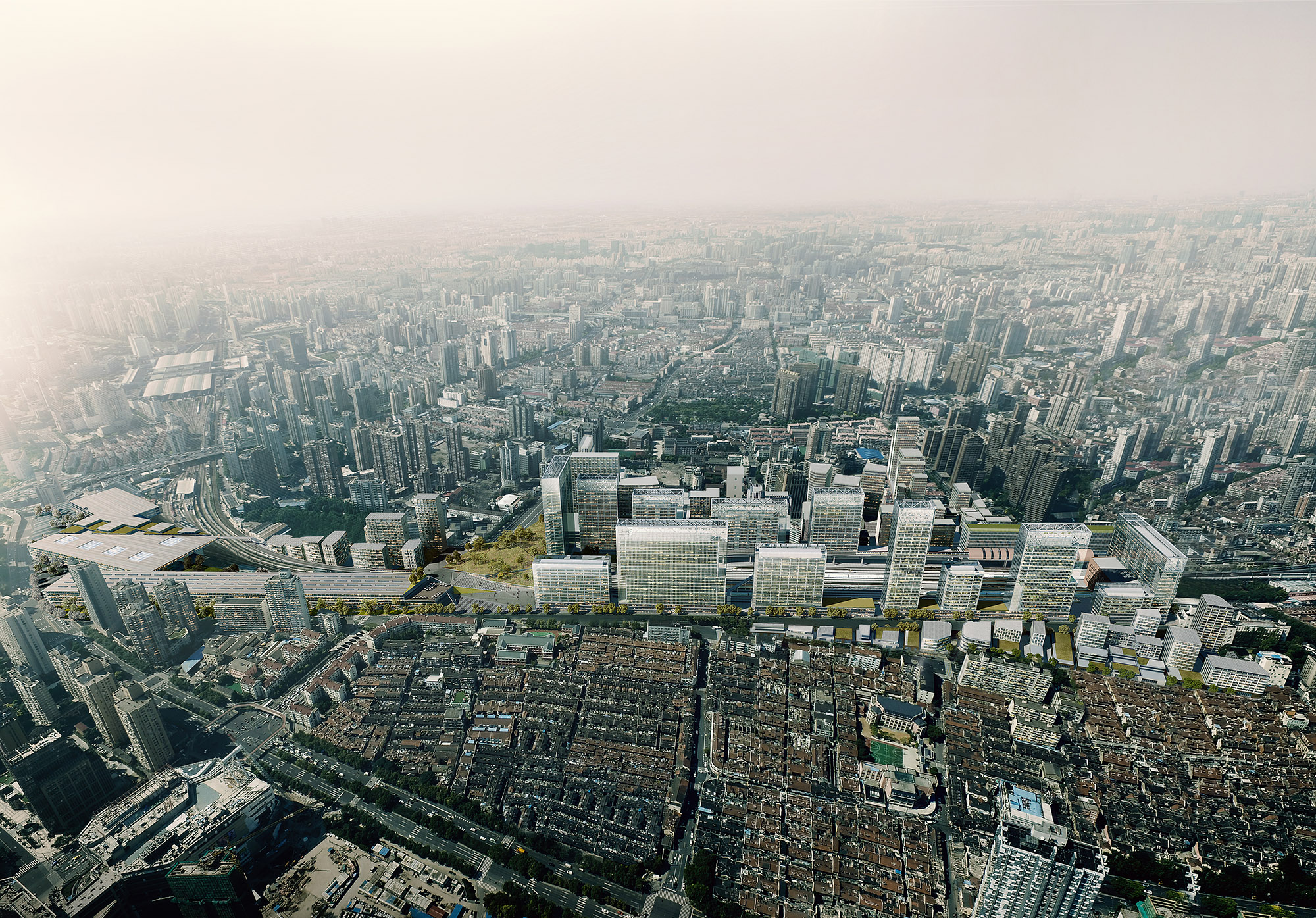 铁路上海站地区城市设计大学生国际竞赛二等奖 / 麻省理工团队-6