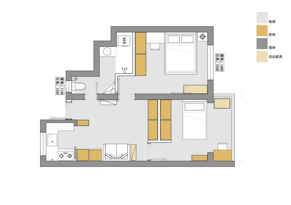 老破小逆袭!现代简约风解救强迫症业主-23
