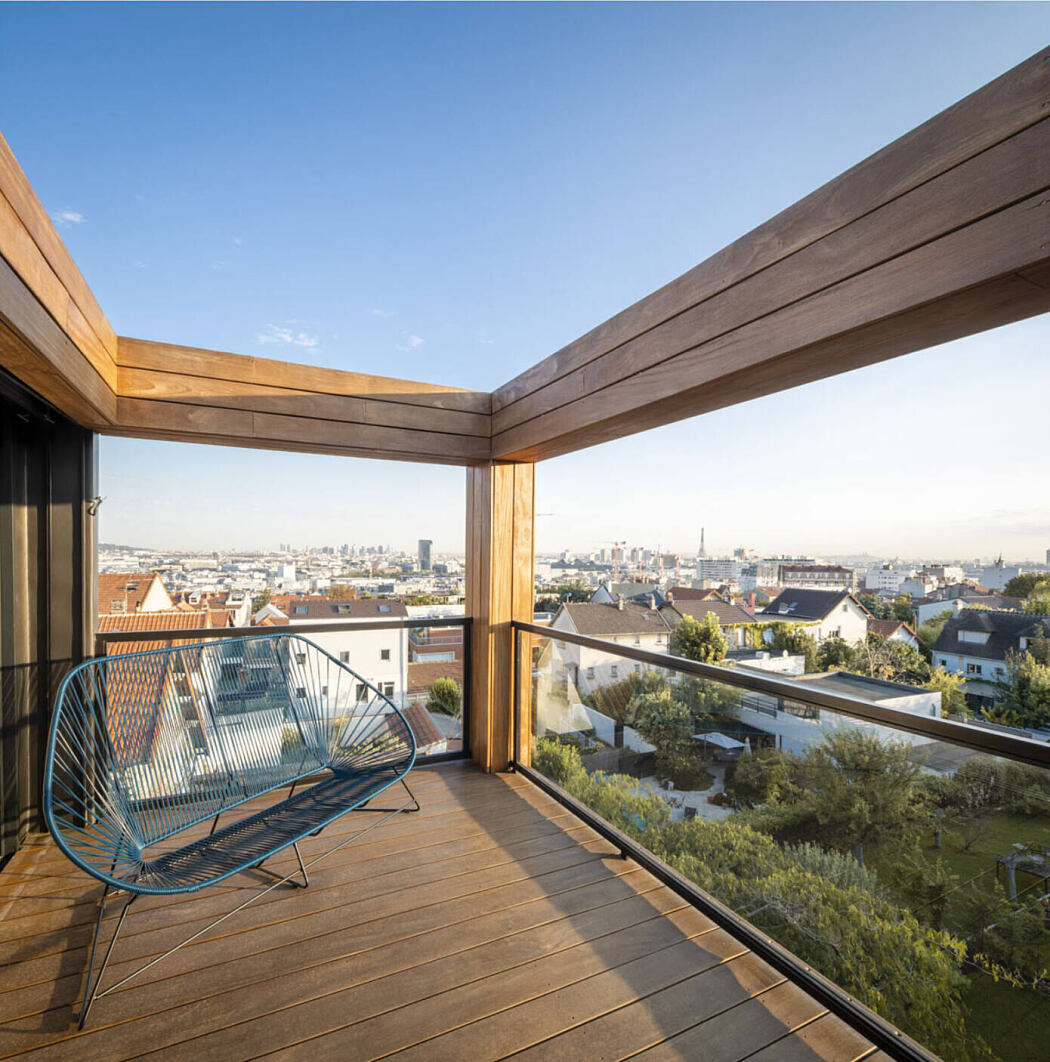 巴黎 Issy-les-Moulineaux 别墅四层扩建 | SKP 建筑-4