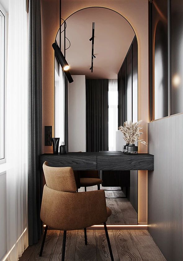 89㎡原木黑家居丨Alexander Bocharov-27