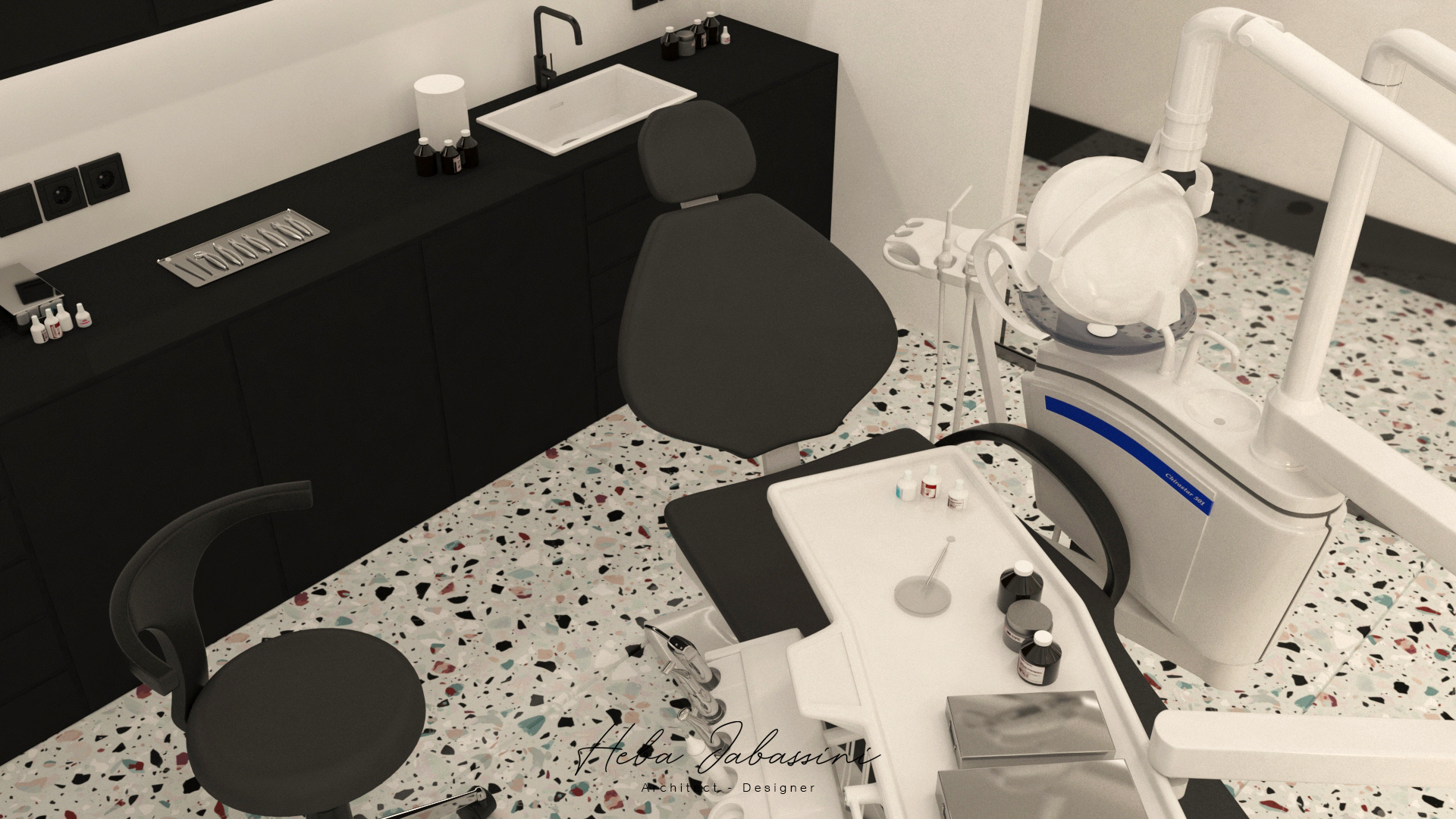 Clinica  Dental Care 牙科诊所接待处设计-5