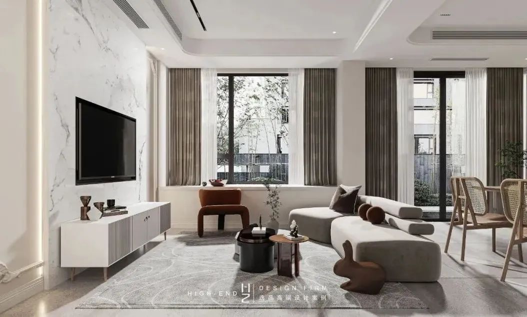 红树湾 400㎡现代简约住宅丨逸品装饰·张达-87