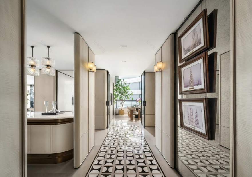 南宁轨道C11观景大平层344㎡丨中国南宁丨李益中空间设计-10