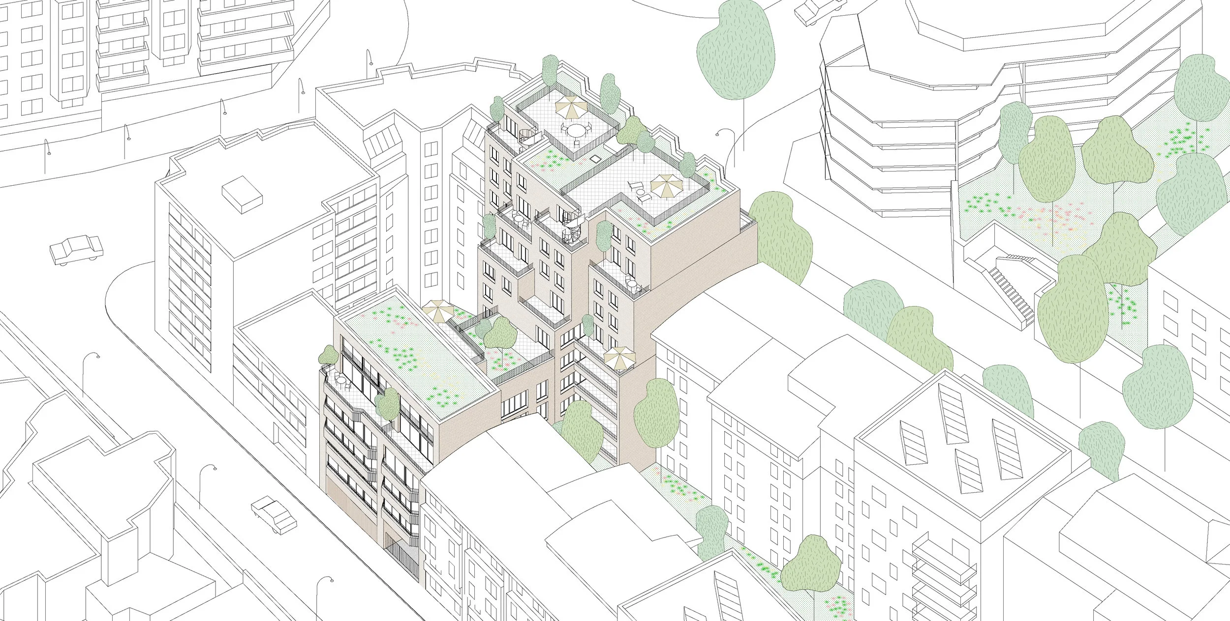 48 套住房，巴黎第十九区·宫殿（注：Palast在德语里有宫殿等意，这里结合语境推测可能是某种建筑名称等类似含义，但仅从这简短内容无法绝对精准判断）丨法国巴黎丨Palast,ATEC（经济学家）-20