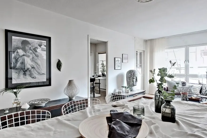 瑞典 72m²禅意家居设计-1