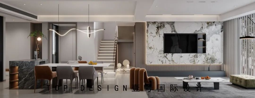 现代极简风家居设计丨壹号国际居奥装饰-4