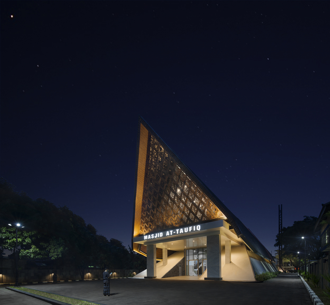 AtTaufik Mosque · 现代印尼清真寺设计典范丨JOSO-38