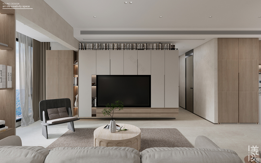 深铁懿府现代原木风格家居设计丨中国深圳丨深圳漾空间设计有限公司-15