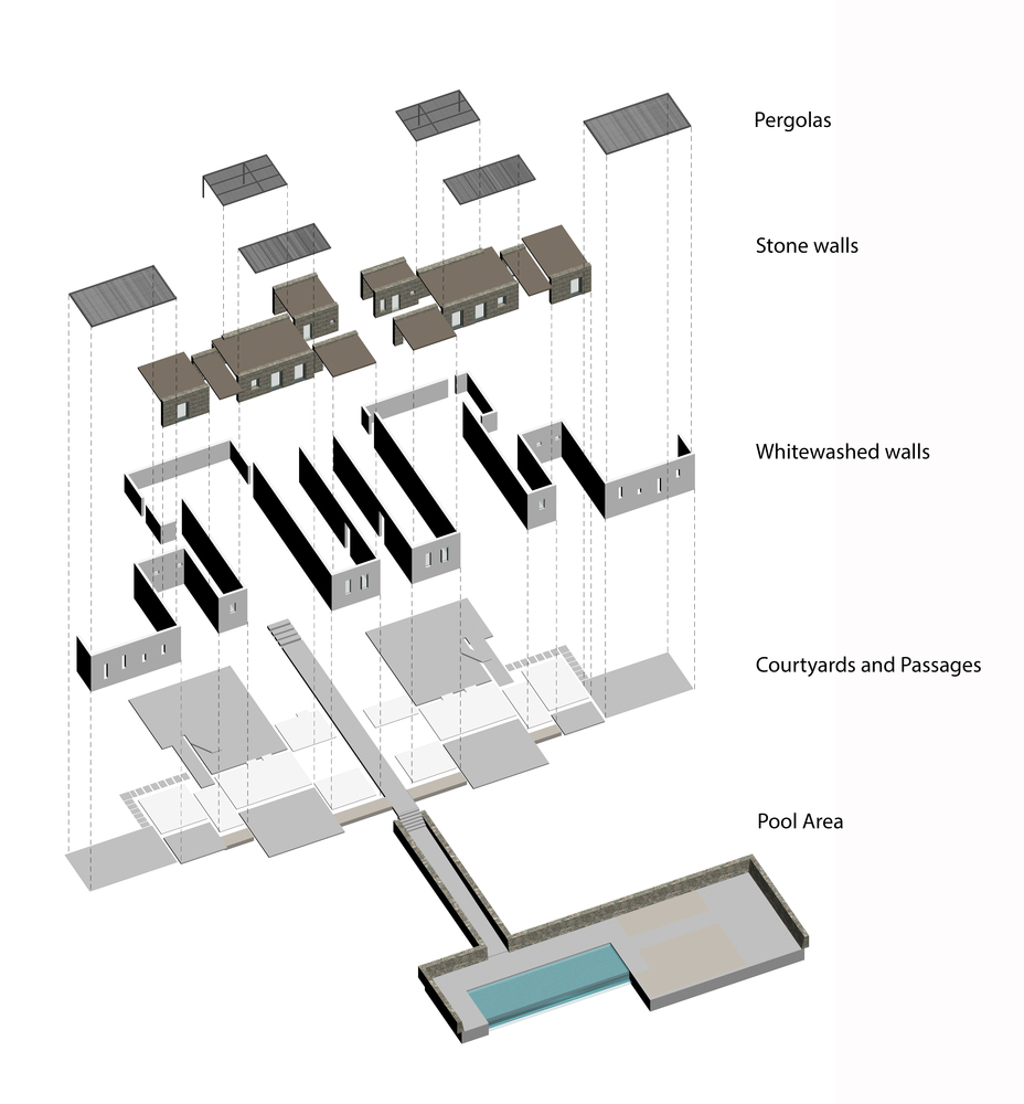 希腊 Paros 岛上的"藏匿与寻找" | 现代简约风格的双宅设计-22