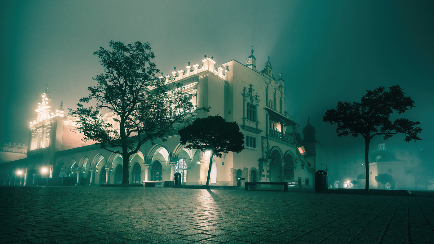 Krakow in the fog II-4