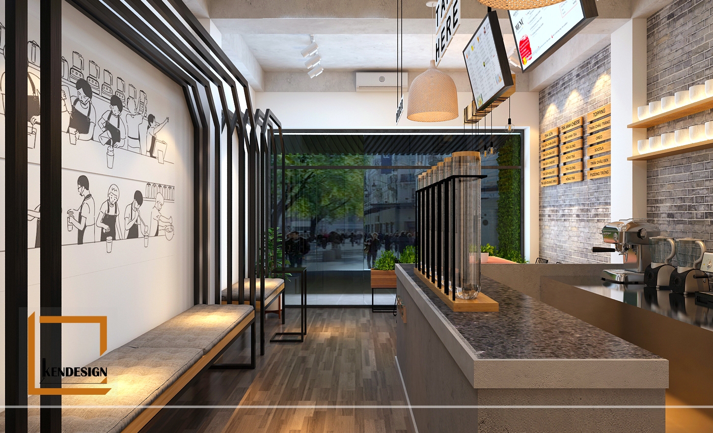 Heytea Nguyễn Khuyến奶茶店室内设计丨Kendesign-9