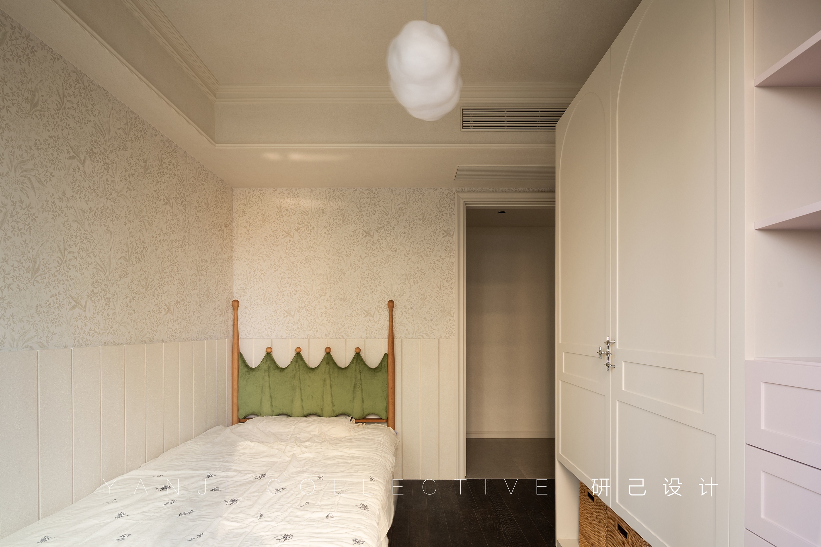 研己实景 · 当法式没有角花!143平诠释优雅质感的家丨中国北京丨研己设计-40