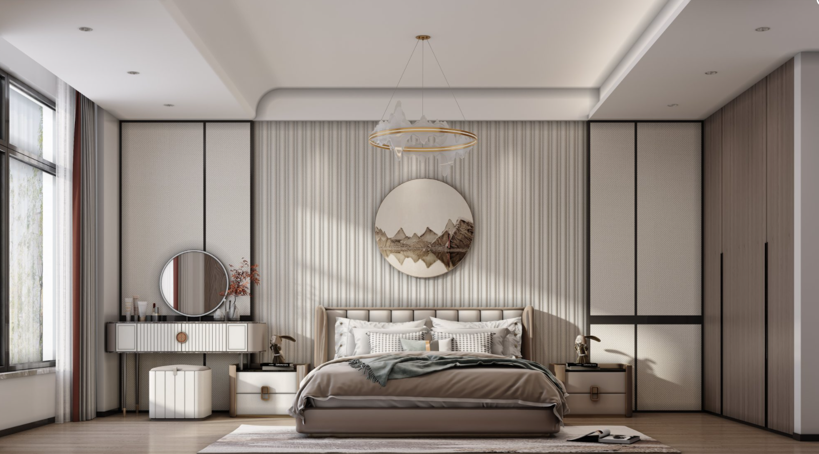 现代轻奢质感大平层设计-11