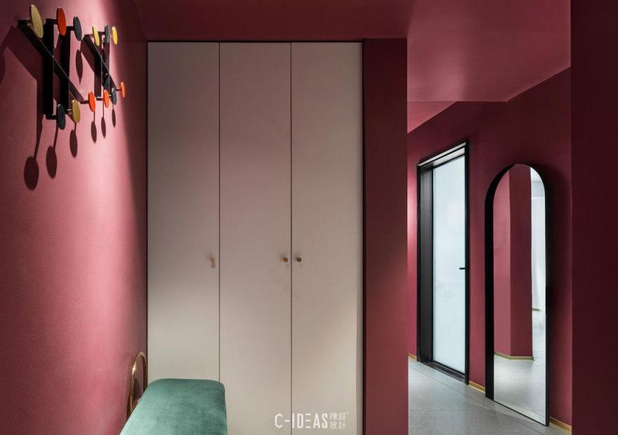 梦幻色彩的平层空间设计丨中国武汉丨武汉陈放设计-6