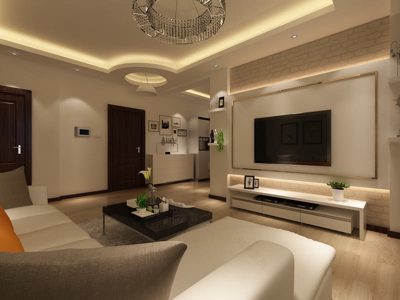 《昆仑·天禧》110 平现代轻奢风格装修丨中国盘锦丨盘锦楚航装饰-3