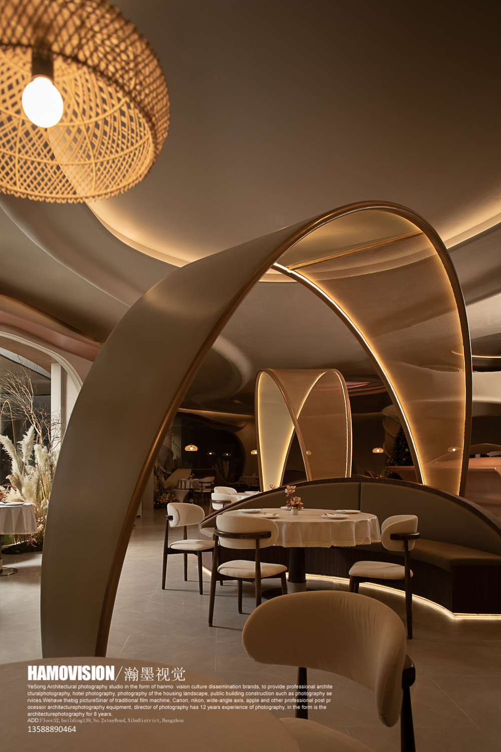 环球首发！×餐厅空间·有家餐厅·壹高|袁杰设计：引自然入室，绘沙海繁花之境-29