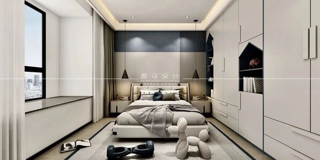 金辉世界城顶复现代轻奢别墅设计丨青马别墅设计-30