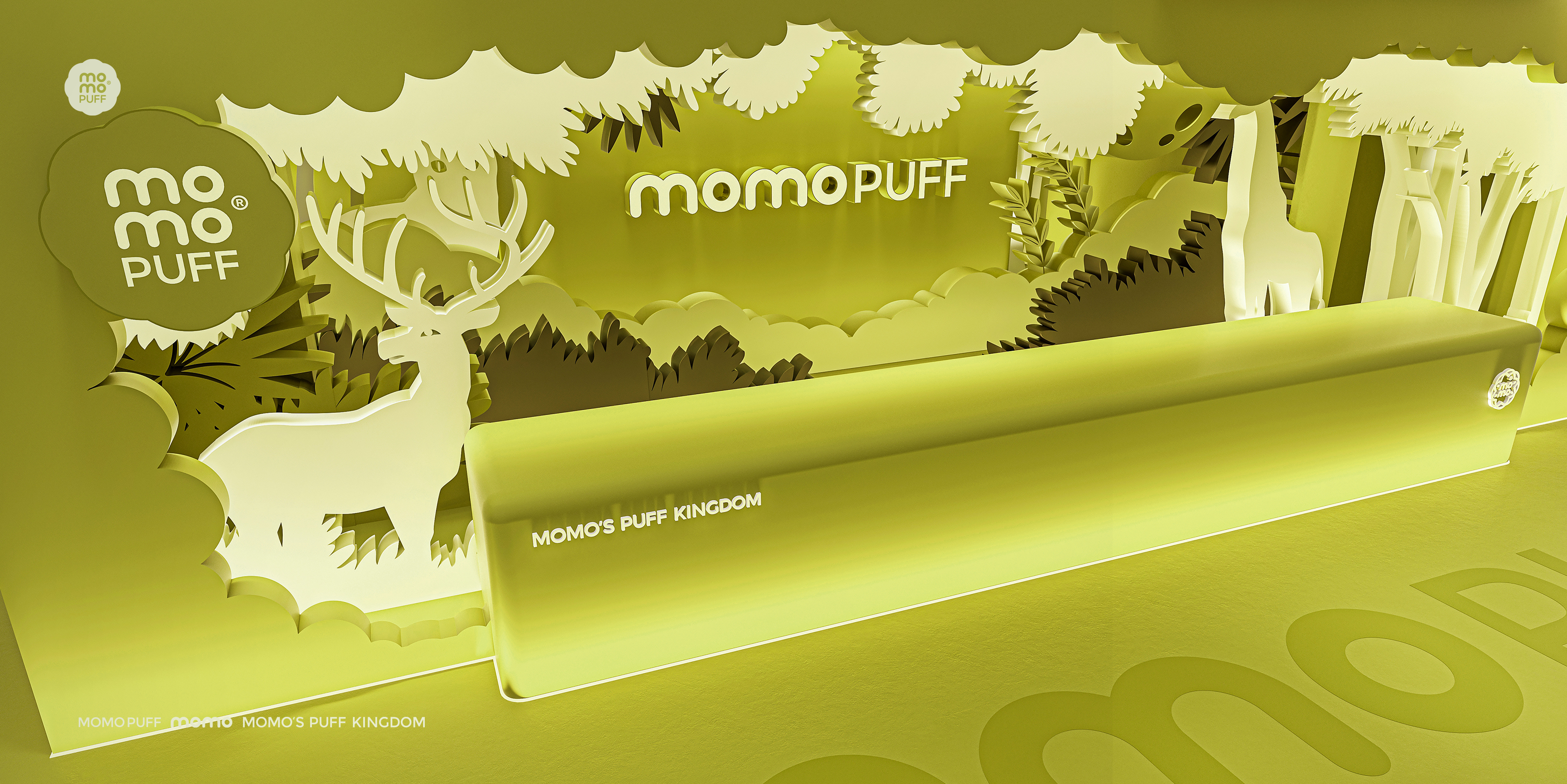 MOMOPUFF 主题店设计（剪纸风）-32