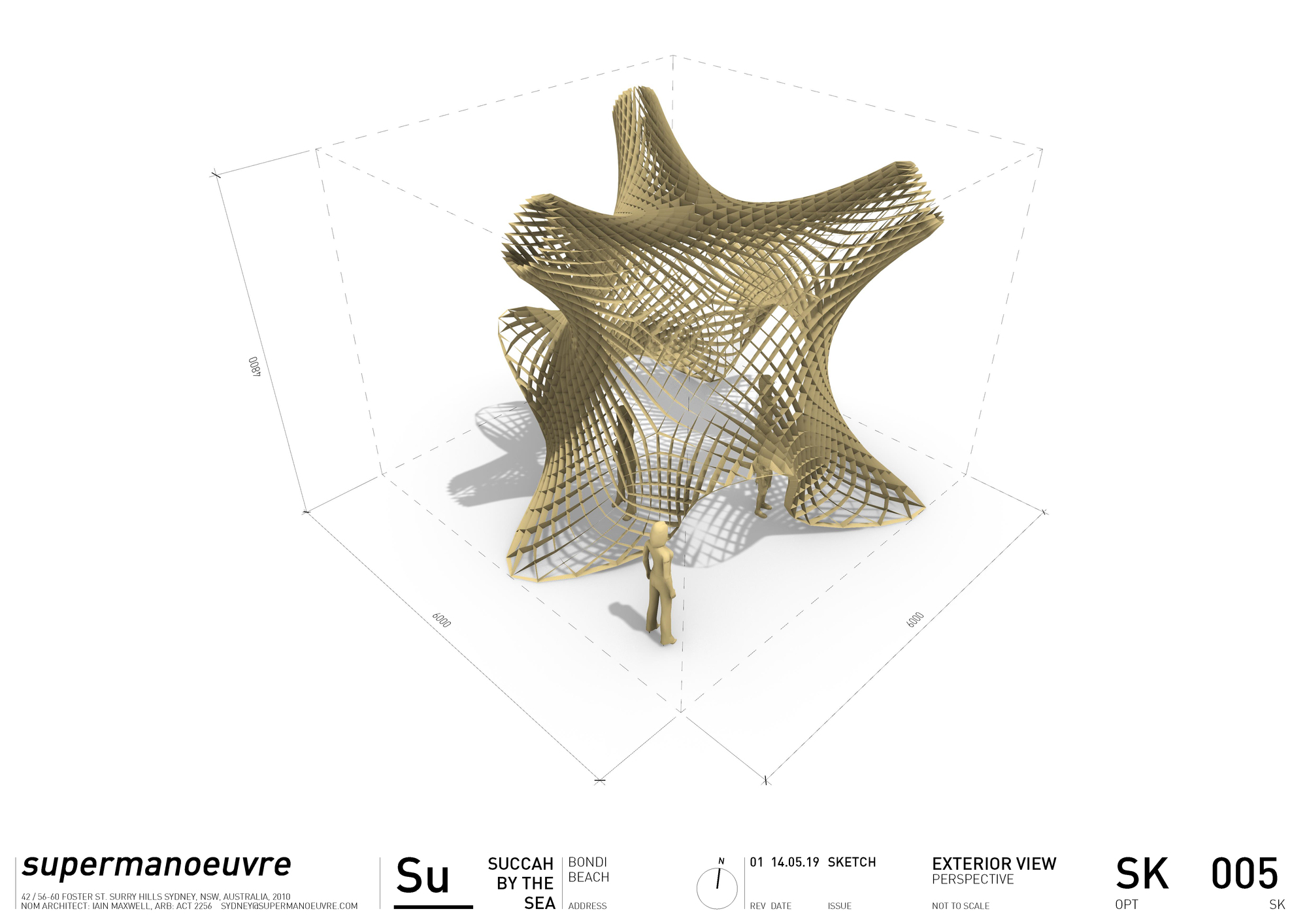 Succah by the Sea Temporary Outdoor Exhibition  / Office Feuerman-43