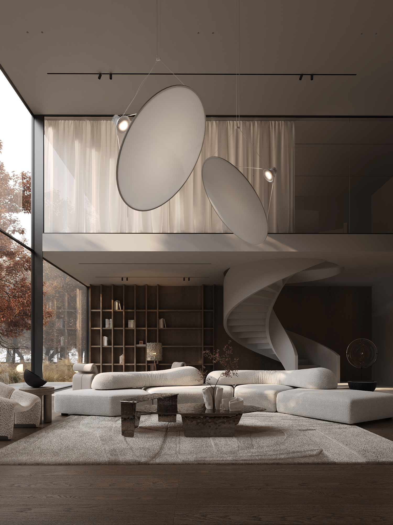 "AUTUMN SCENERY" LIVING ROOM-0