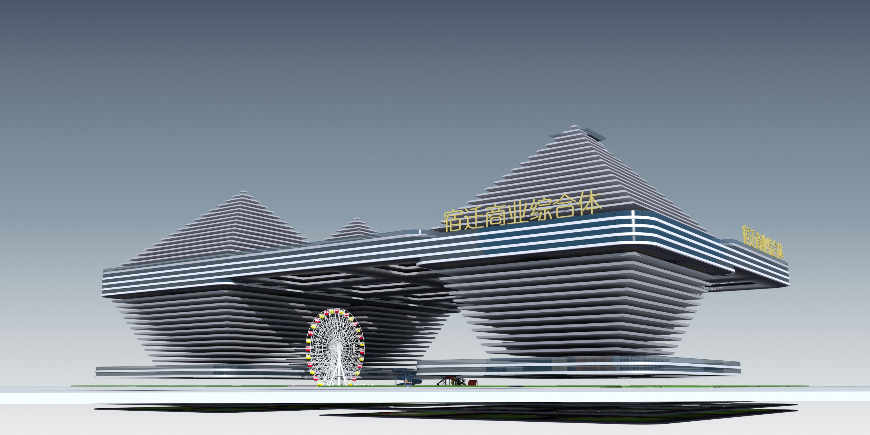 天空之城,宿迁生态商业综合体丨中国宿迁-2