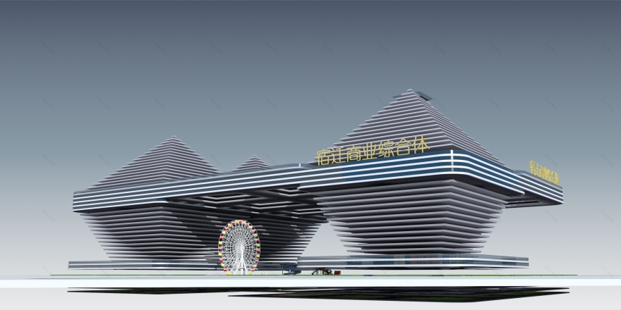 天空之城,宿迁生态商业综合体丨中国宿迁-2