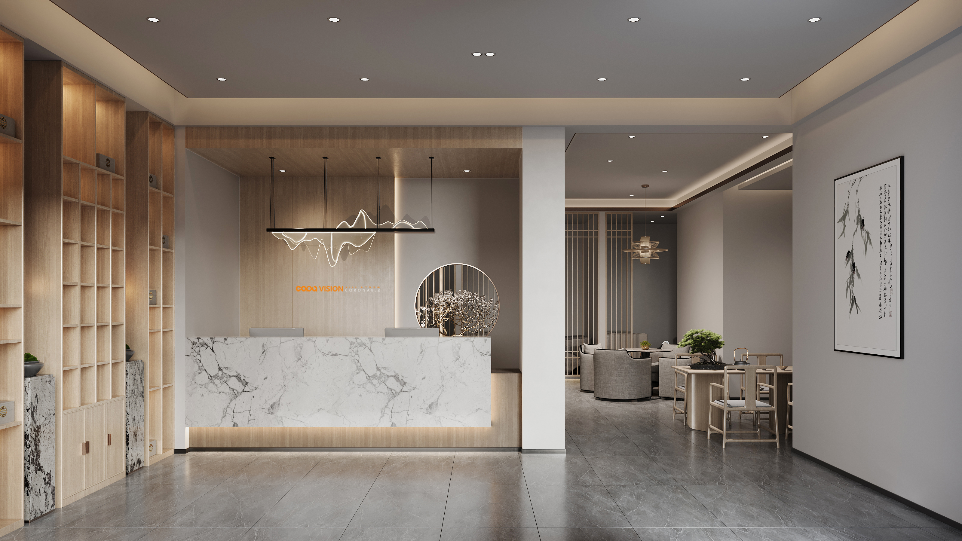 2022 年中下旬工装效果图表现作品丨靠背视觉-56