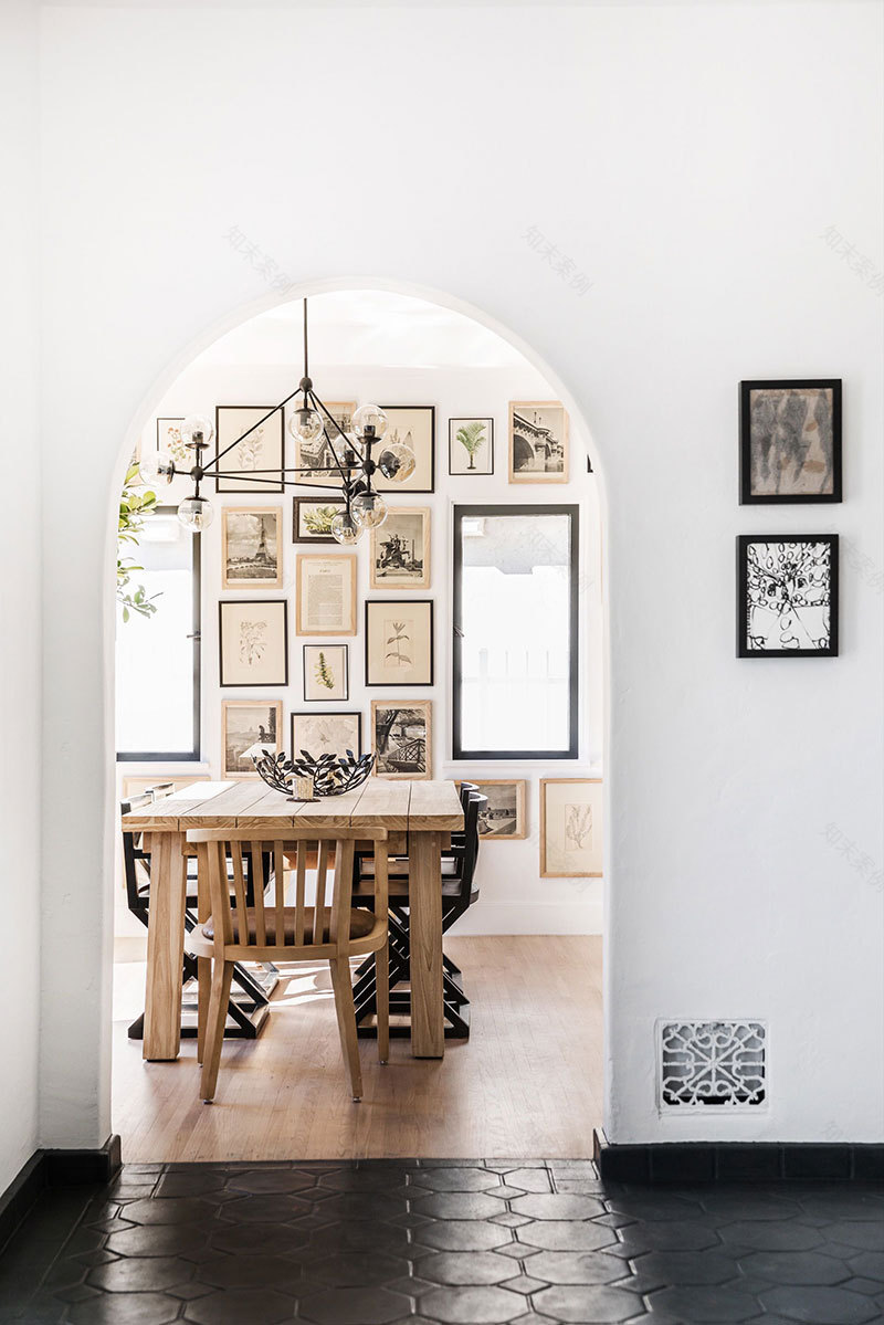 加州博客家 Colette Shelton 的黑白装饰家园-4