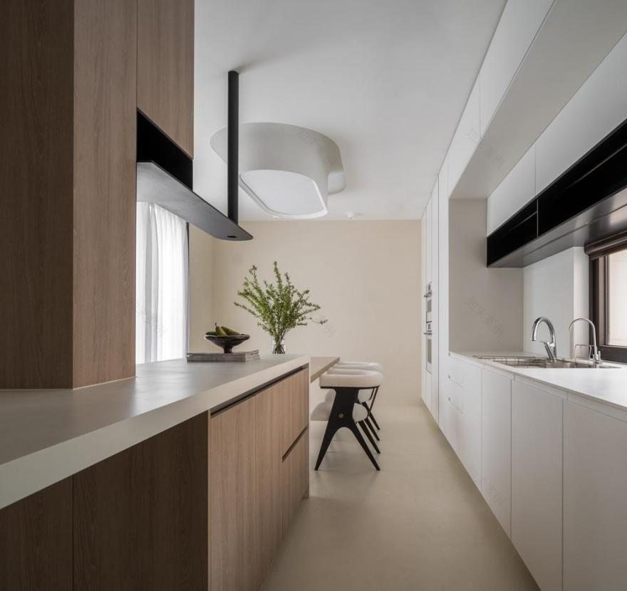 350㎡别墅简约白与原木经典搭配丨中国上海-43