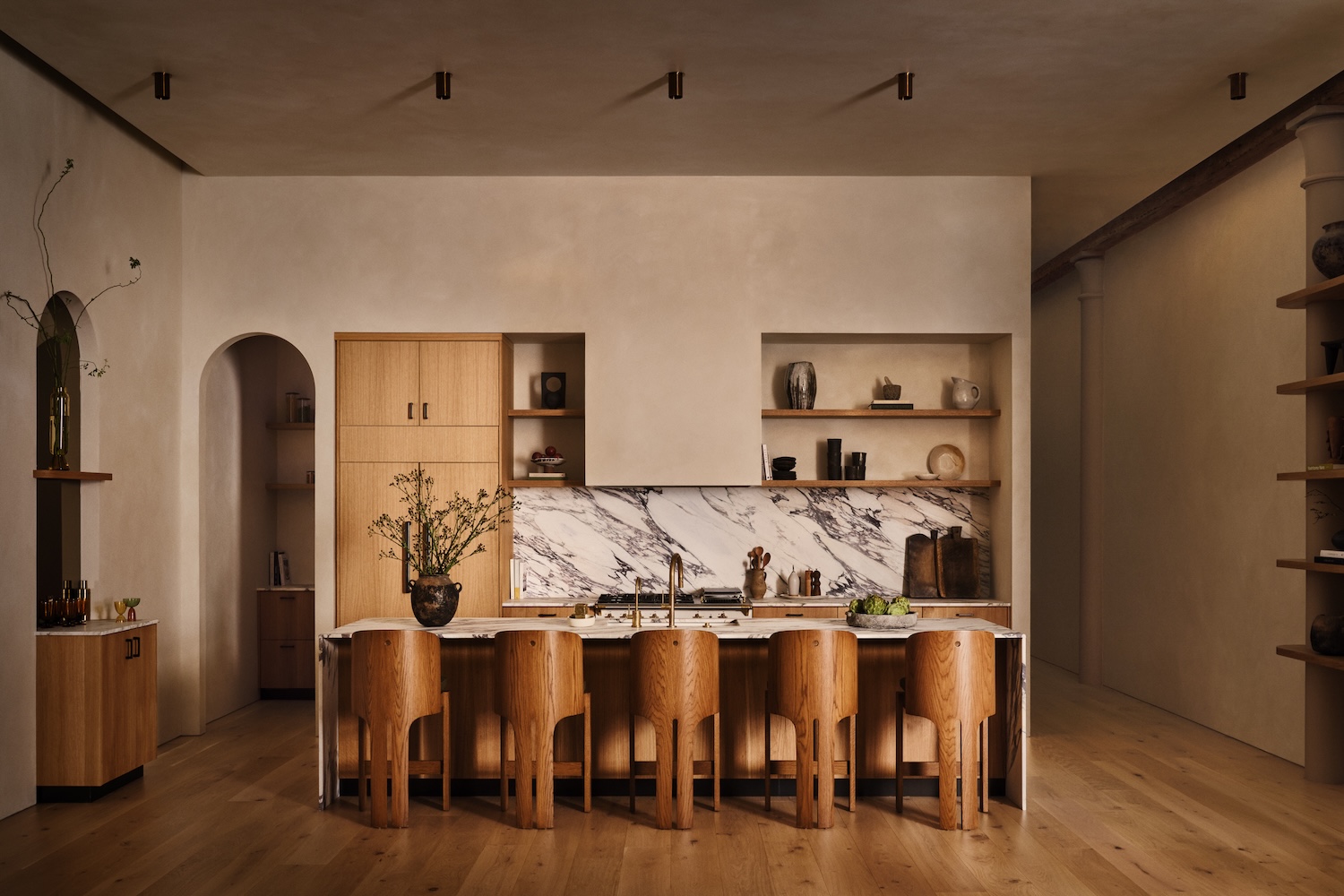 16 Crosby纽约极简主义公寓丨美国纽约丨Ember Studio的Steph Betesh-20