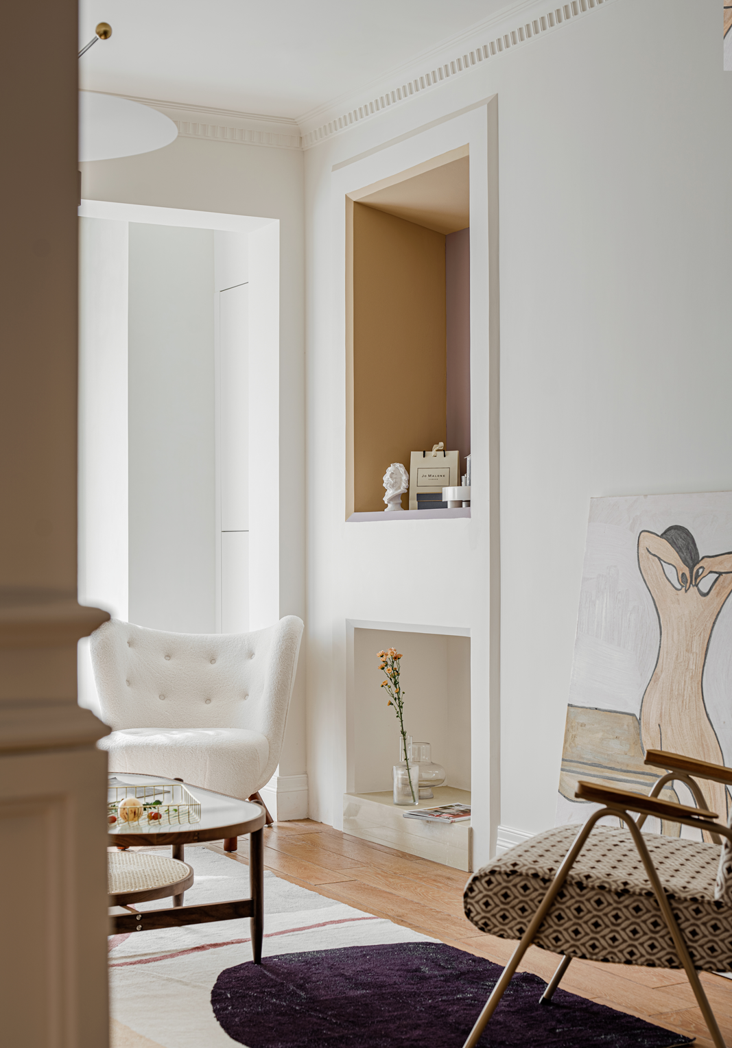 91㎡两居改一居，柔和的色调，温暖的材质，美好无处不在！-37