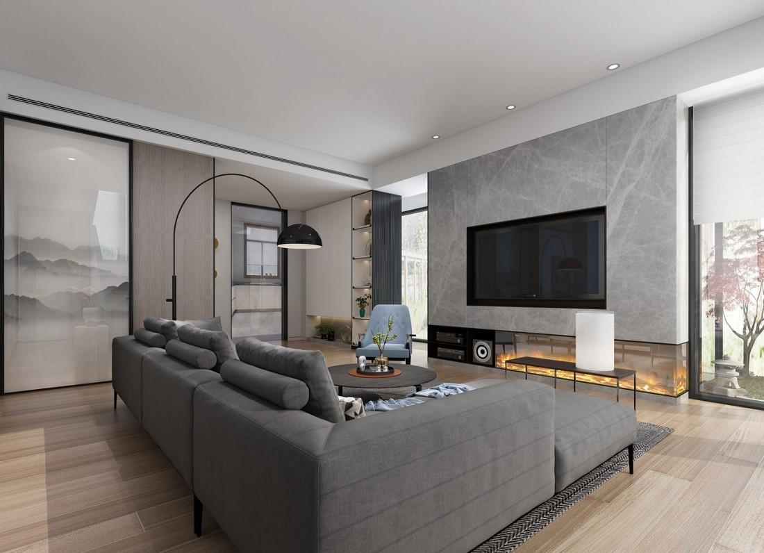 
苏州子时别墅装饰-玫瑰园现代风格 -8