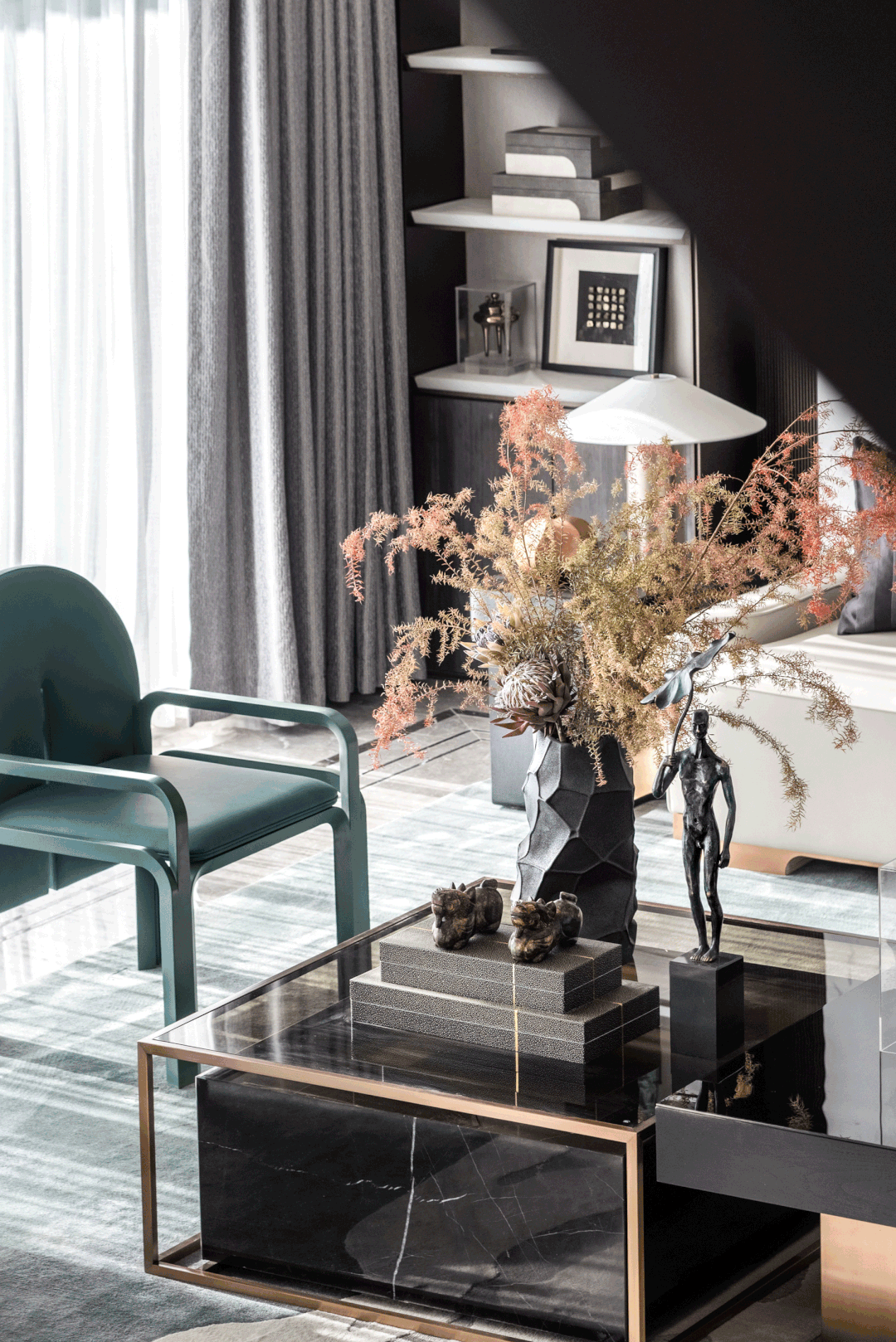 济南新城·玺樾叠拼样板间丨中国德州丨上海飞视设计,邸设空间设计（上海）有限公司,新时光照明设计-11