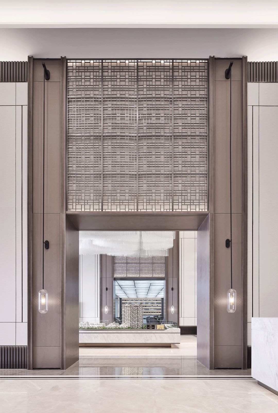 江南意蕴，现代美学——无锡合景玺悦珑庭售楼部设计-21