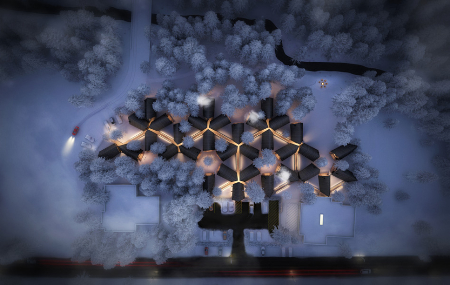 AFrame Club 度假小屋丨美国科罗拉多丨Skylab Architecture-33