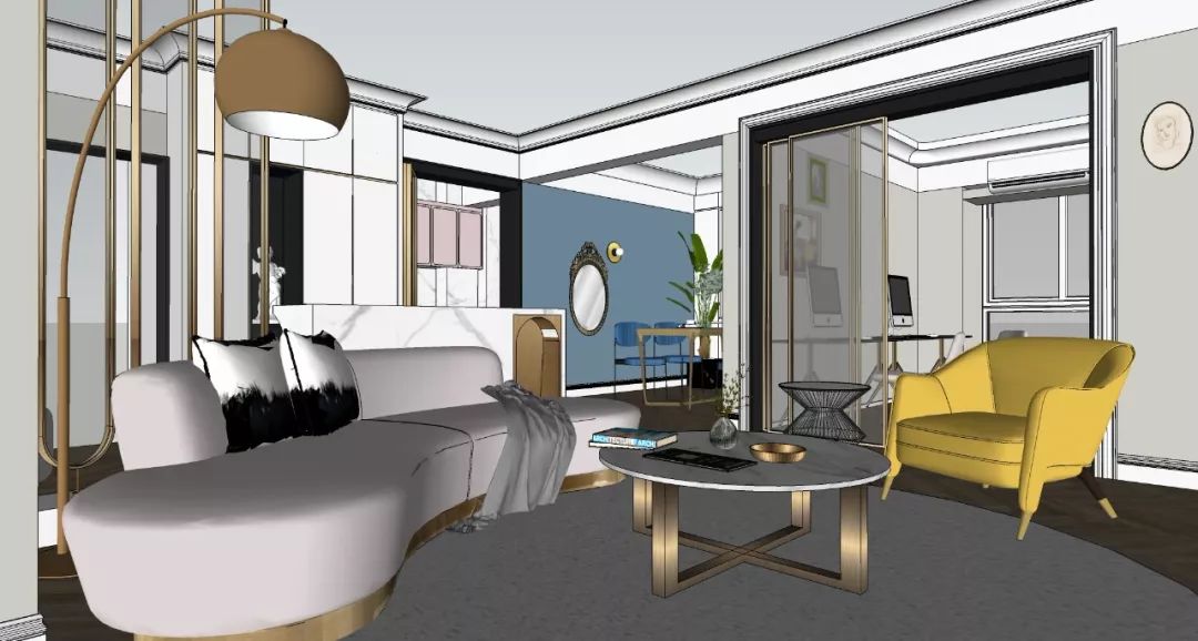 金融街壹号,140㎡轻奢混搭家,机动成长空间,陪伴宝贝一起成长-35