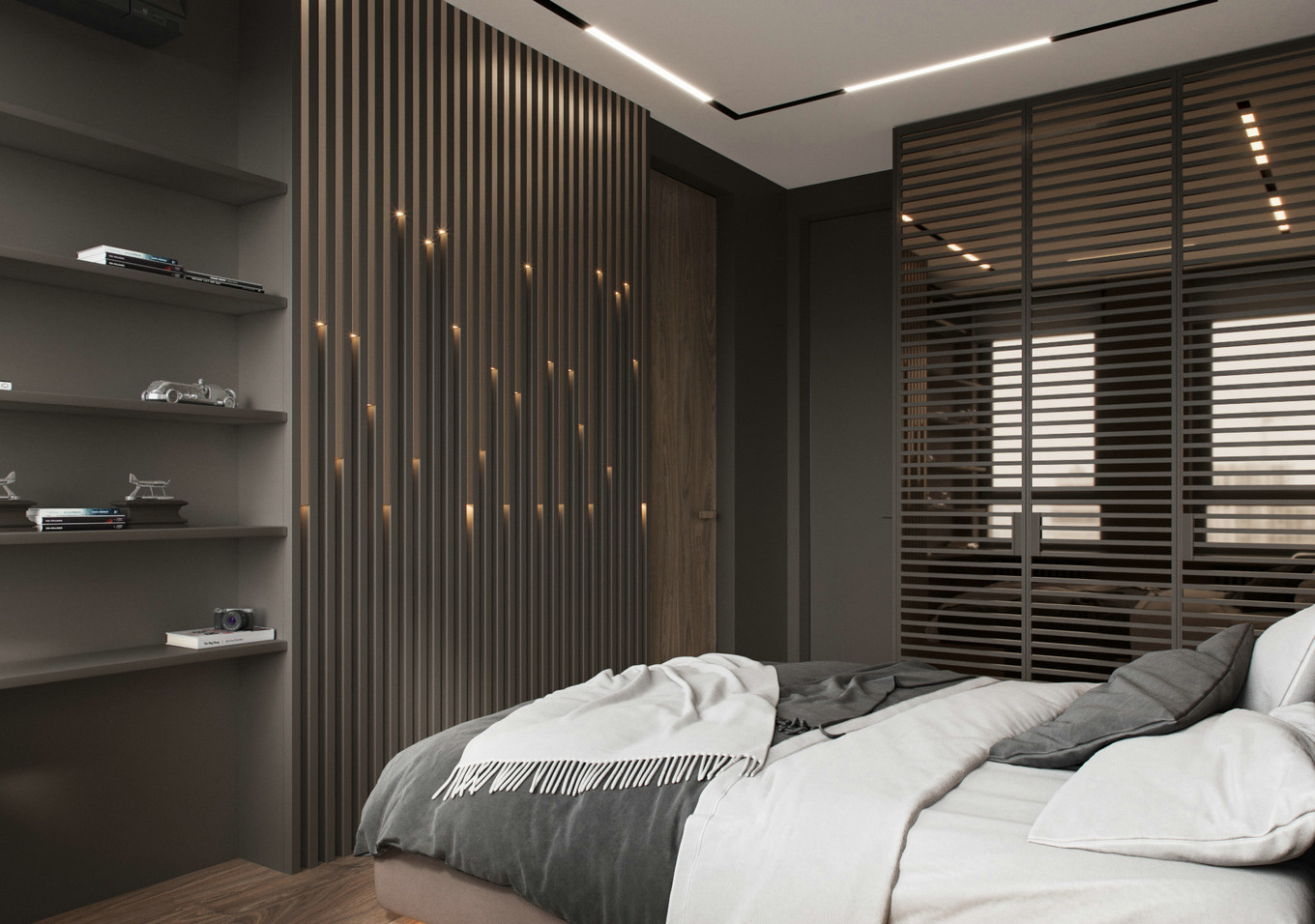 简约时尚单身公寓设计-18