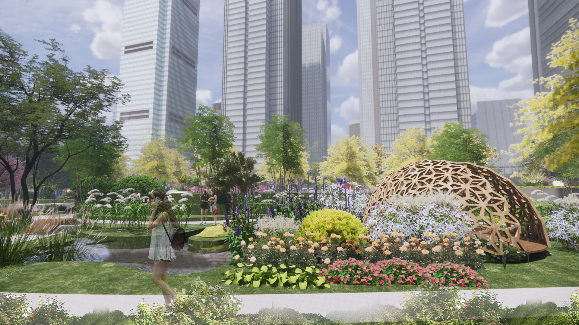 疗愈理念下的北京CBD公园景观设计丨中国北京-10