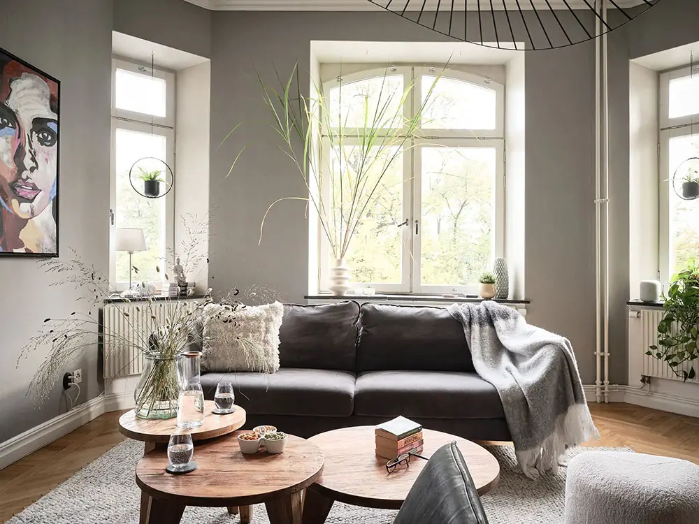 48m2 公寓 | 独特墙纸打造温馨怀旧空间-7