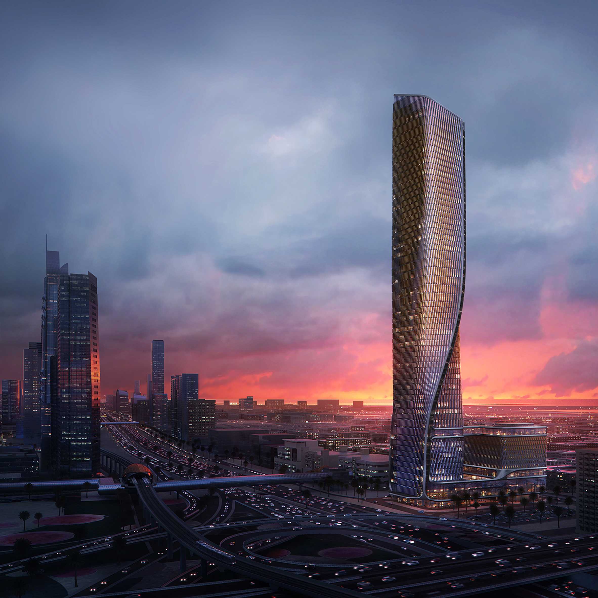 UNStudio and Werner Sobek unveil "world's tallest ceramic facade"-0