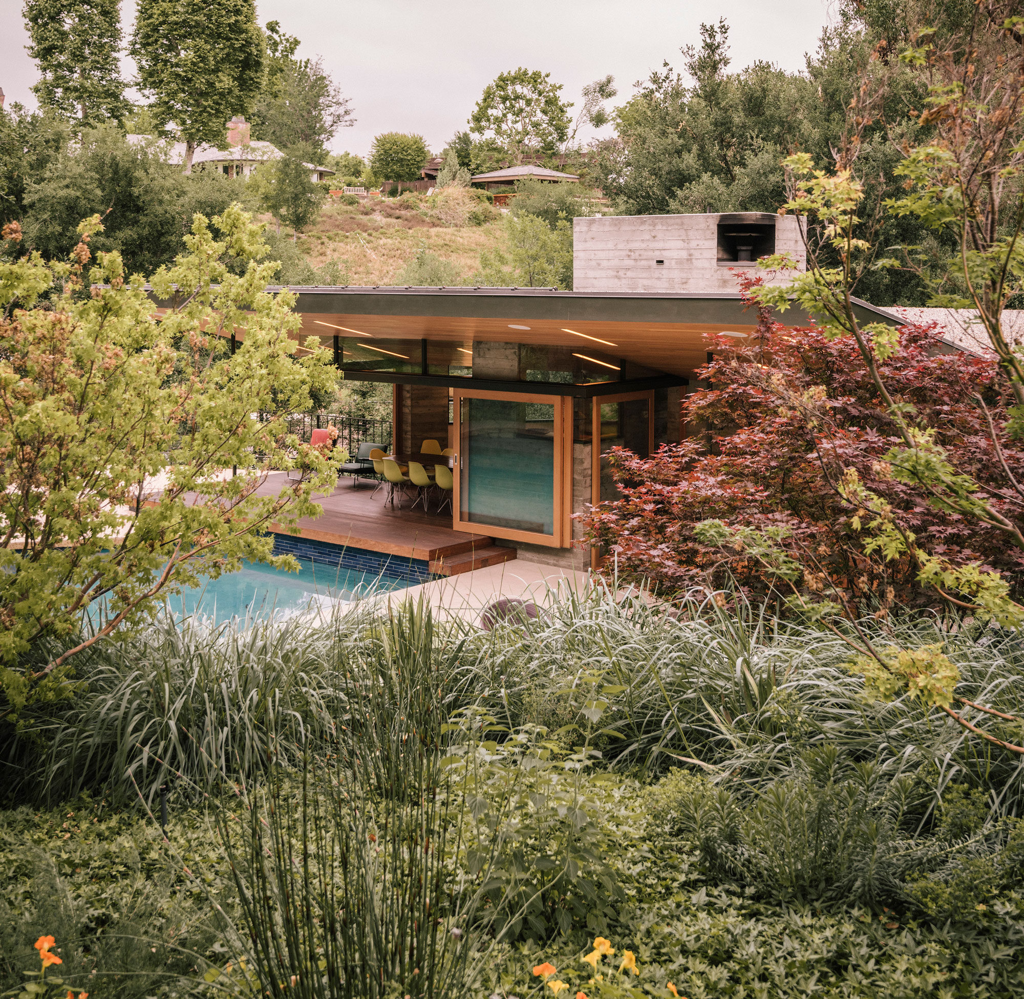 加州私人庄园的室内外一体化设计-0