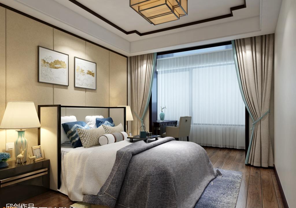 
新中式装修【山海华府】 -4